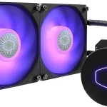 CoolerMaster MasterLiquid ML240L RGB V2 Close-Loop AIO CPU Liquid Cooler Gen3 Dual Chamber Pump 240mm Radiator SickleF (New)