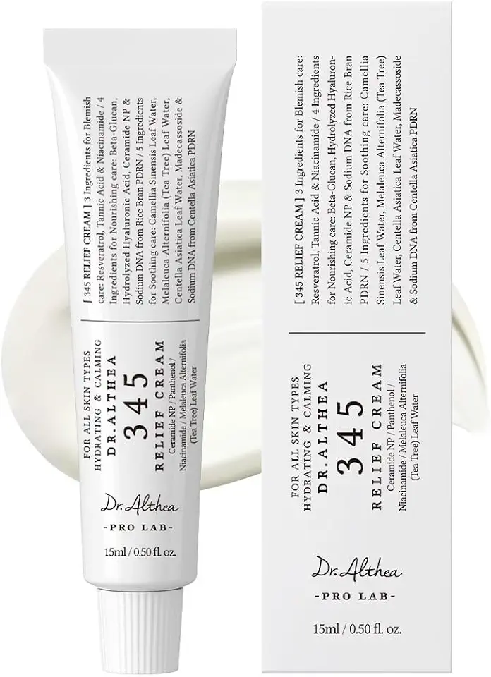 61hG2RPaI8L._AC_UL960_FMwebp_QL65_ DrAlthea 345 Relief Cream 050 Fl Oz Ver2 - Pack of 1 PDRN Hyaluronic Acid for Instant Hydration Blemish Post-Ac (New) - Image 1