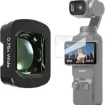 Veedzoens Magnetic HD Wide Angle Lens for DJI Osmo Pocket 3 Pocket 4 Multi-Layer Coated Optical Glass with Portable Box (New)