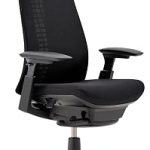 Haworth Fern Ergonomic Office Chair Breathable Mesh No Lumbar Coal Home Office Computer Desk Chair with Seat Height A (New)