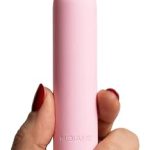 Mini Bullet for Women Beginner-Friendly Silicone Clit Massager Waterproof Rechargeable Finger Vibe with 10 Mod (New)