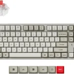 Keychron C1 Pro 8K Wired TKL Custom Keyboard RGB Backlight Red Switch 8K Polling Rate Hot-Swappable Keychron Apex Red (New)