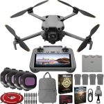 DJI Mini 5 Pro Fly More Combo Camera Drone with RC 2 + ND Filter Kit ND8/16/32/64 4-Battery Bundle 1-Inch 50MP 4K/120 (New)