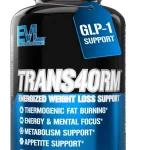 EVL Trans4orm - Thermogenic Fat Burner Support for Men &amp Women- 60 Servings Fast Acting Weight Loss Energy and Appetite (New)