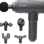 Homedics Deep Tissue Percussion Massage Gun 5 Speeds 5 Massage Heads Deep Tissue Percussion Massage Gun with 5 Speeds (New)