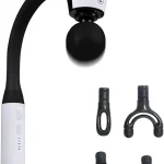Westinghouse Long Handle Curved Massage Gun for Neck &amp Shoulder Pain Rechargeable Up to 5 Hours of Battery 4 Head Attac (New)