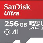 SANDISK 256GB Ultra microSD Card + Adapter Up to 150MB/s Read Speeds UHS-I Full HD C10 U1 A1 Ideal for Android Sma (New)