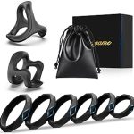 Toys Ring Silicone Cock Rings for Men 8 Sizes Cockring Cock Sexual Stimulation Device Couples Toys Stretchy (New)