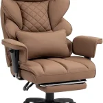 Dowinx Big and Tall Office Chair with Pocket Spring CushionHigh Back Computer Gaming Chairs with Adjustable ArmrestsExec (New)