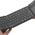 Nillkin Bluetooth 50 Foldable Keyboard with Trackpad &amp Numpad Black Bluetooth 50 Full-Size Typing Anywhere Trackpad (New)