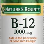 Nature's Bounty Vitamin B12 1000 mcg Caplets 200 ct Vitamin B12 Supplements Supports Energy Metabolism (New)