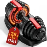 28/40/50/90 lbs Adjustable Dumbbell Set Adjustable Dumbbells 11/12/16 Levels Adjustable Weights Set Safety Lock Syste (New)