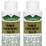 Wild Growth Hair Oil 4oz &quotPack of 2&quot Coconut olive and jojoba blend thickens thin edges and softens coarse strands a f (New)