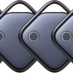 UGREEN FineTrack Air Tracker Tags iOS Only 4 Pack Key Finder Bluetooth Tracker Tags 2-Year Replaceable Battery Compat (New)