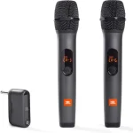 JBL Wireless Two Microphone System with Dual-Channel Receiver Black (New)