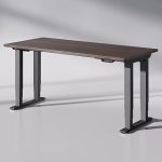 FLEXISPOT E6Q Premium 4-Leg Standing Desk 71"x30" Black Walnut Heavy-Duty 540lbs Solid Wood Dual Motor 3-Stage Leg (New)