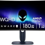 Alienware 34 Curved Gaming Monitor AW3425DWM 34-inch WQHD 180Hz 1ms Display 1500R AMD FreeSync Premium VESA Adaptiv (New)