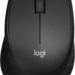 Logitech M330 Silent Plus Full Size 24 GHz Wireless Mouse - Black Silent lightweight 24 GHz USB-A Nano Receiver 100 (New)