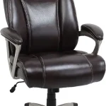Amazon Basics Big &amp Tall Executive Office Chair with Lumbar Support Adjustable Height 350-Pound Capacity 285&quotD x 302 (New)