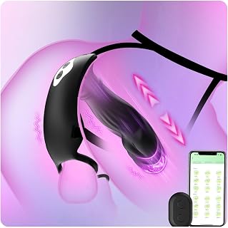 61s0X-Kek6L._AC_UL320_ Wearable Thrusting Prostate Massager with Cock Ring Strap On Hands-free Male Toy Prostate Stimulator (New) - Image 1
