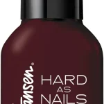 Sally Hansen Hard as Nails Garnet Attention Long Lasting Chip Resistant Opaque Shiny Red Nail Polish (New)