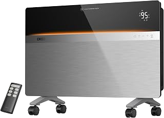61sxemoXArL._AC_UL320_ DREO Convection Panel Space Heater for Large Room 1500W IP24 Protection Quiet Wind-Free Energy Efficient Remote Contr (New) - Image 1