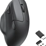 Keychron M7 Wireless Mouse 26K DPI 24 GHz/Bluetooth/Wired 63g Black PixArt 3395 sensor 1000 Hz polling Contoured (New)