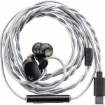 Moondrop CHU II DSP Headphones High Performance Dynamic Driver USB-C in-Ear Monitors Type-C with Microphone Earphone (New)