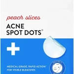Peach Slices - Acne Spot Dots 30 ct - Hydrocolloid Pimple Patches for Face - Absorb Gunk Protect Picking &amp Support Heal (New)