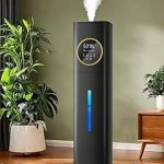 Lacidoll 8L Large Humidifier for Bedroom Large Room Home 800 sq ft Black 48H Top Fill Cool Mist Humidifier for Baby Nur (New)