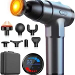 Massage Gun with Heat Massager Deep Tissue Muscle Massager Gifts for Men Back Massager for Athlete Pain Relief Percussio (New)