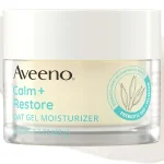 Aveeno Calm Restore Oat Gel Moisturizer Fragrance-Free 17 oz For Sensitive Skin Fast-Absorbing Lightweight Gel Mo (New)