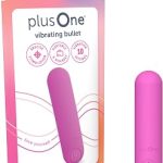 plusOne Bullet for Women Silicone Mini Pink Mini Toy Personal Massager with 10 vibration settin (New)