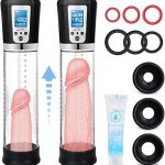 Male Pump Toys Automatic Enlargers Extend Pump for Men with LED Display Toys for Men Entender Er (New)