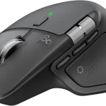 Logitech MX Master 4 Ergonomic Wireless Mouse with Haptics - Graphite Advanced performance haptic feedback Ultra-Fast S (New)