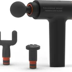 Sharper Image Powerboost Sport Deep Tissue Percussion Massage Gun Lightweight Portable Handheld Massager Shoulder &amp Bac (New)