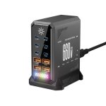 660W GaN 10-Port Fast Charger Station with 140W PD 3.1 (New)
