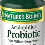Nature's Bounty Probiotic Acidophilus Tablets 120 tablets Daily Probiotic for Women/Men Digestive Health 100 Million O (New)
