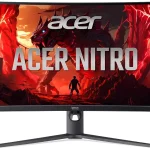 Acer Nitro 34in WQHD 3440x1440 Curved 180Hz Gaming Monitor XZ340CUR X1 1ms AMD FreeSync 2xHDMI 21 2xDisplayPort USB (New)