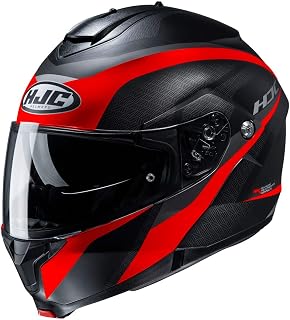 71-VjC6mmbL._AC_UL320_ HJC C91 Taly Natural Motorcycle Helmet DOT Approved MC1SF Large (New) - Image 1