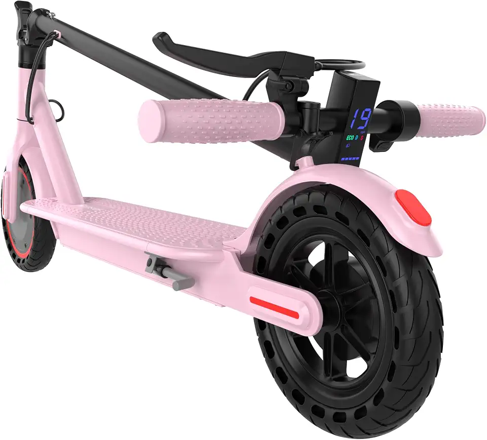 71-uDQJDdVL._AC_UL960_FMwebp_QL65_ Electric Scooter - 350W/500W Motor 85"/10''Solid Tires Up to 19/22MPH& 16/21/23Miles Long-Range Portable Commuting Scoo (New) - Image 1