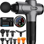 TOLOCO Massage Gun Back Massager 10 Replacement Head for Pain Relief Deep Tissue Percussion Massage Guns 7 Speed Level S (New)