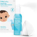 Frida NoseFrida Saline Mist Nasal Inhaler Babies &amp Kids Safe Gentle Decongestant Spray for Congestion &amp Allergy Relie (New)