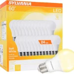 Sylvania LED A19 Light Bulb 60W Equivalent Efficient 85W 10 Year 2700K 800 Lumens Frosted Soft White 74765 Pack (New)
