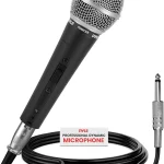 Pyle Professional Dynamic Vocal Microphone - Moving Coil Dynamic Cardioid Unidirectional Handheld Microphone with ON/OFF S (New)