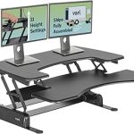Vari Pro Plus 36 Standing Desk Converter Black Two-Tier Workspace Keyboard Tray Spring-Assisted Lift Fully Assembled (New)