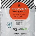 Amazon Fresh Colombia Whole Bean Coffee Medium Roast 32 Oz (New)