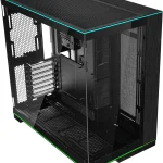 LIAN LI O11D EVO RGB Black E-ATX Case 420mm Radiator O11DERGBXUS Pillarless glass view dual RGB strips flexible mo (New)