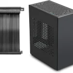 Aluminum Mini ITX Case with PCIe 30 Riser JOYJOM Mini PC Case SFF Small Form Factor PC Case TX Computer Gaming Case Su (New)