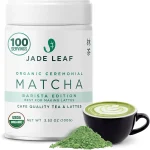 Jade Leaf Ceremonial Grade Matcha Powder 100g / 353oz Tin Barista Edition - Best for Matcha Lattes Warm or Iced! - Au (New)